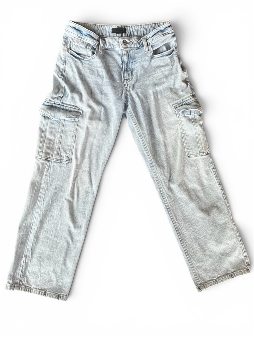 Women Cargo Jean Light Blue Size 10